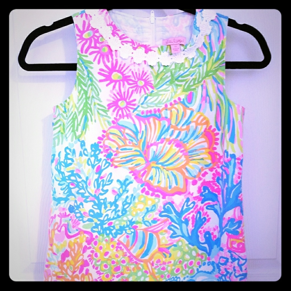Lilly Pulitzer girl size 10 shift dress